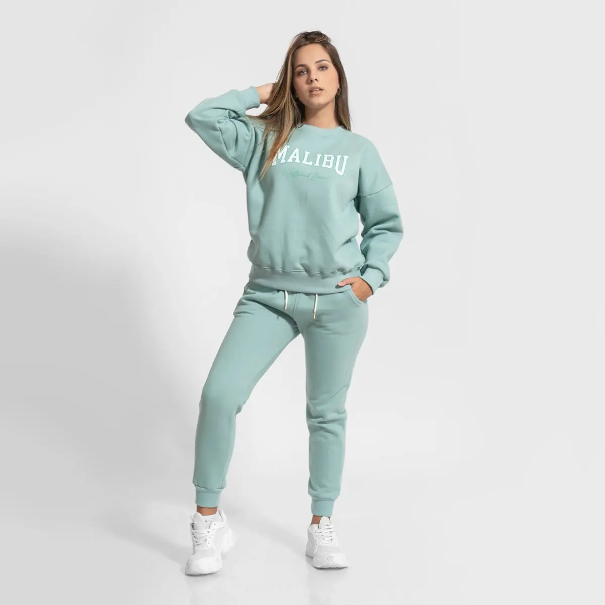 Pointelle knit sweater